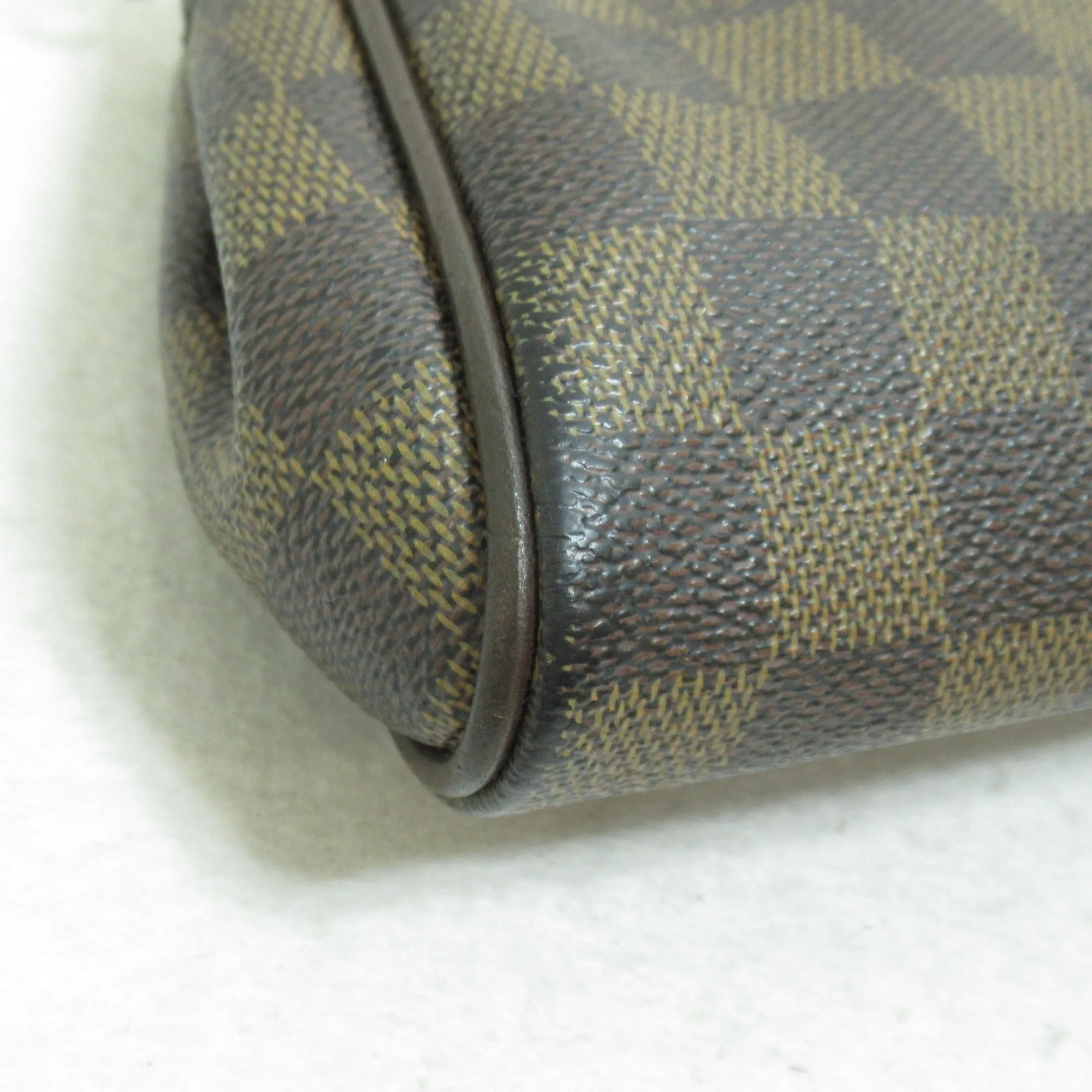 Trendy Inspired Louis Vuitton Eva Brown Ebene Damier Pvc Coated Canvas N55213