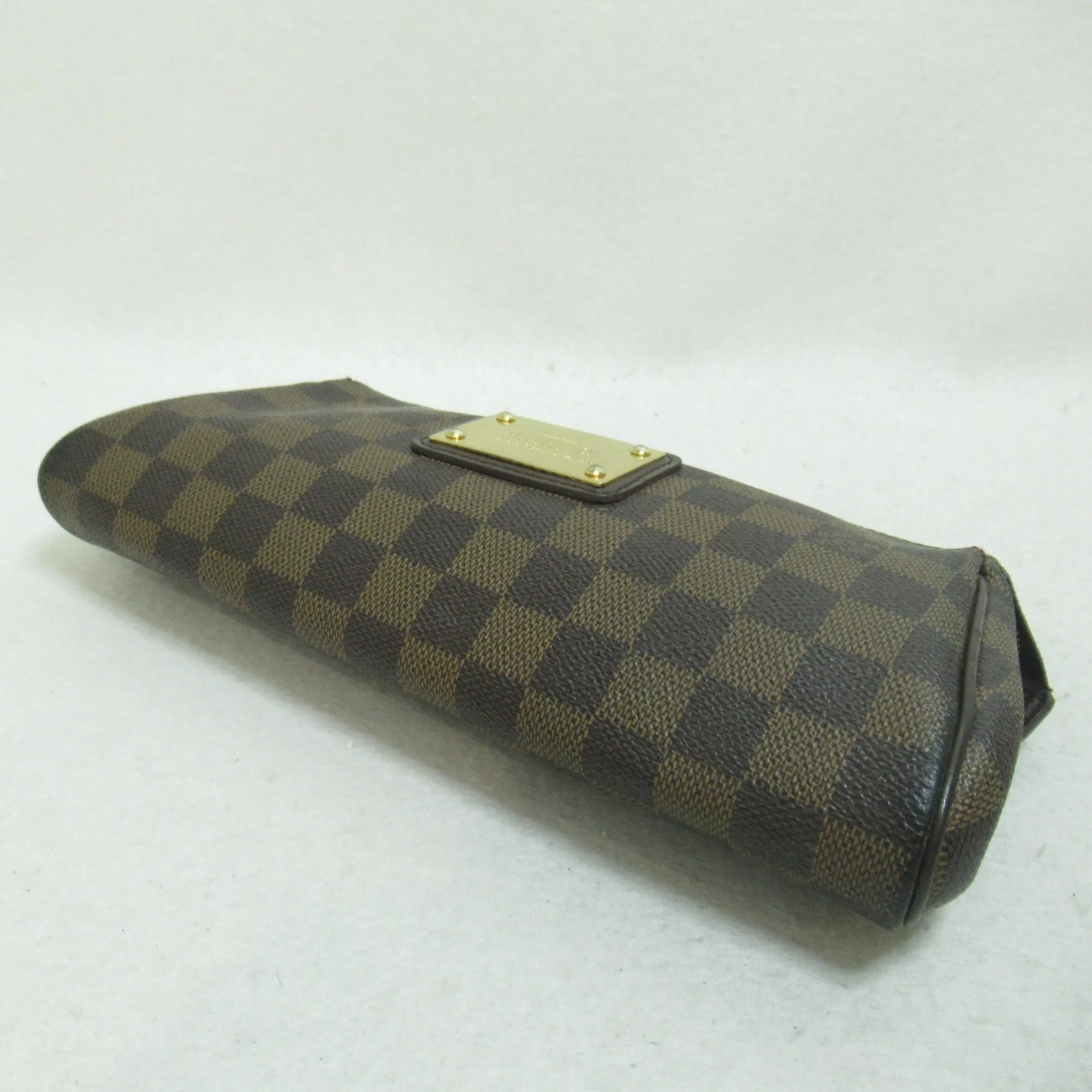 Trendy Inspired Louis Vuitton Eva Brown Ebene Damier Pvc Coated Canvas N55213