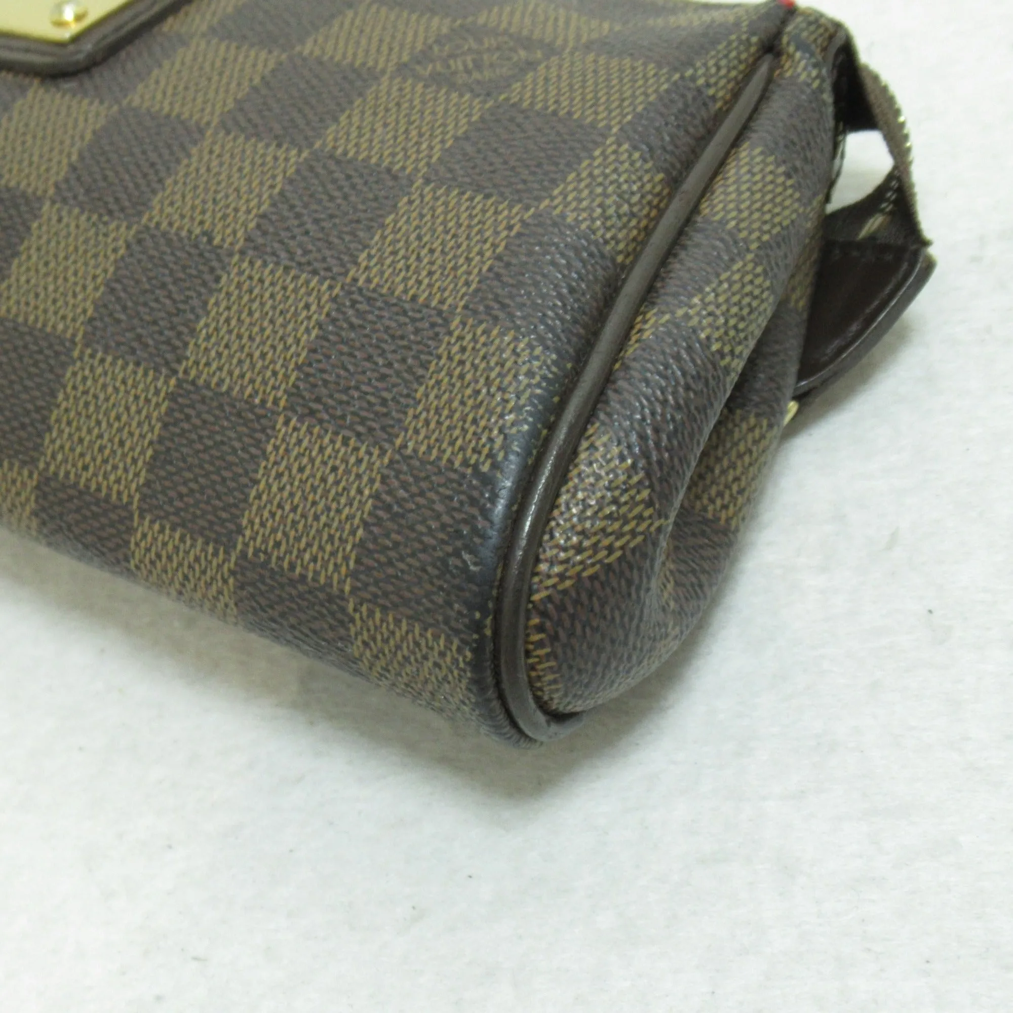 Trendy Inspired Louis Vuitton Eva Brown Ebene Damier Pvc Coated Canvas N55213