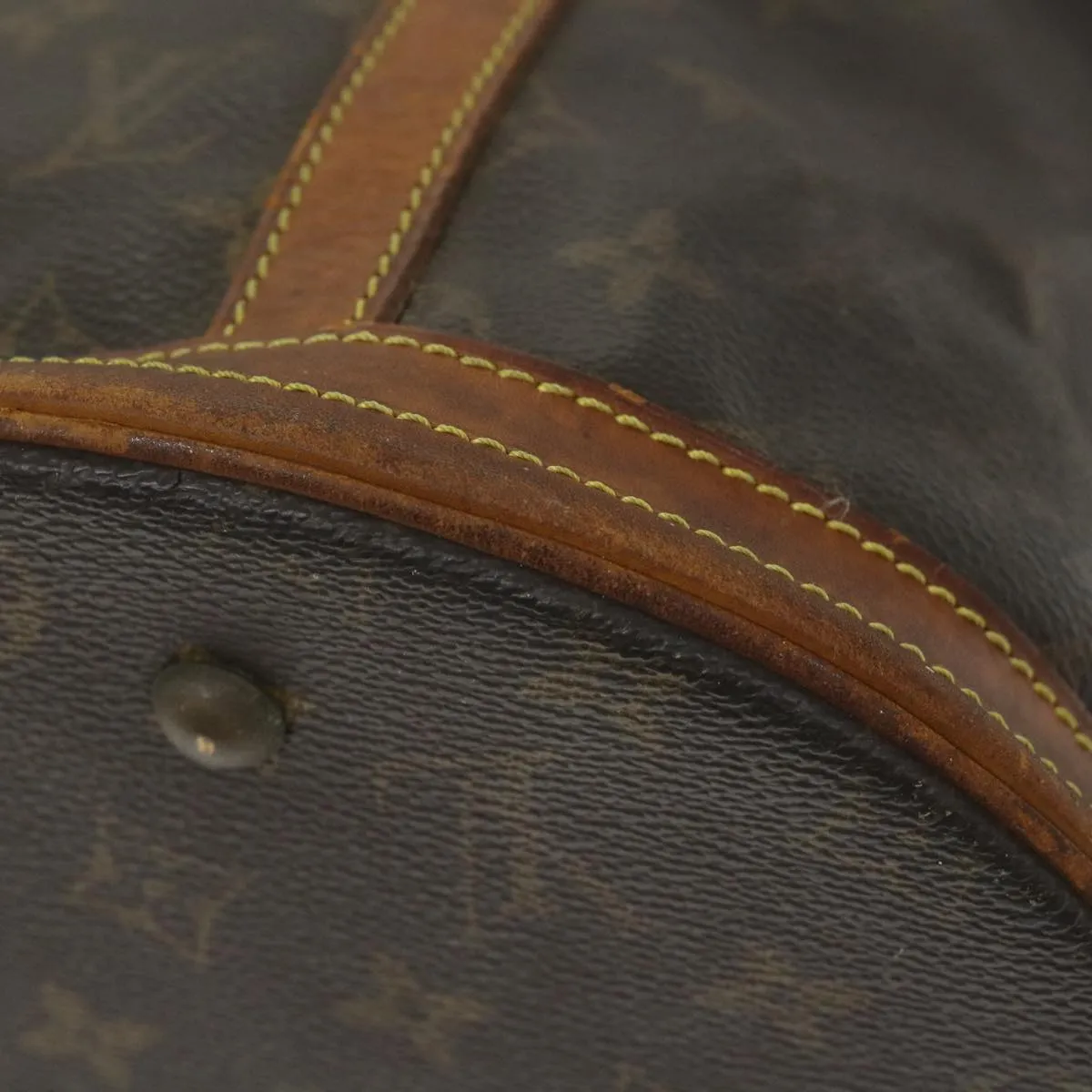 Trendy Inspired Louis Vuitton Monogram Bucket Gm Shoulder Bag M42236 Lv Auth 58302