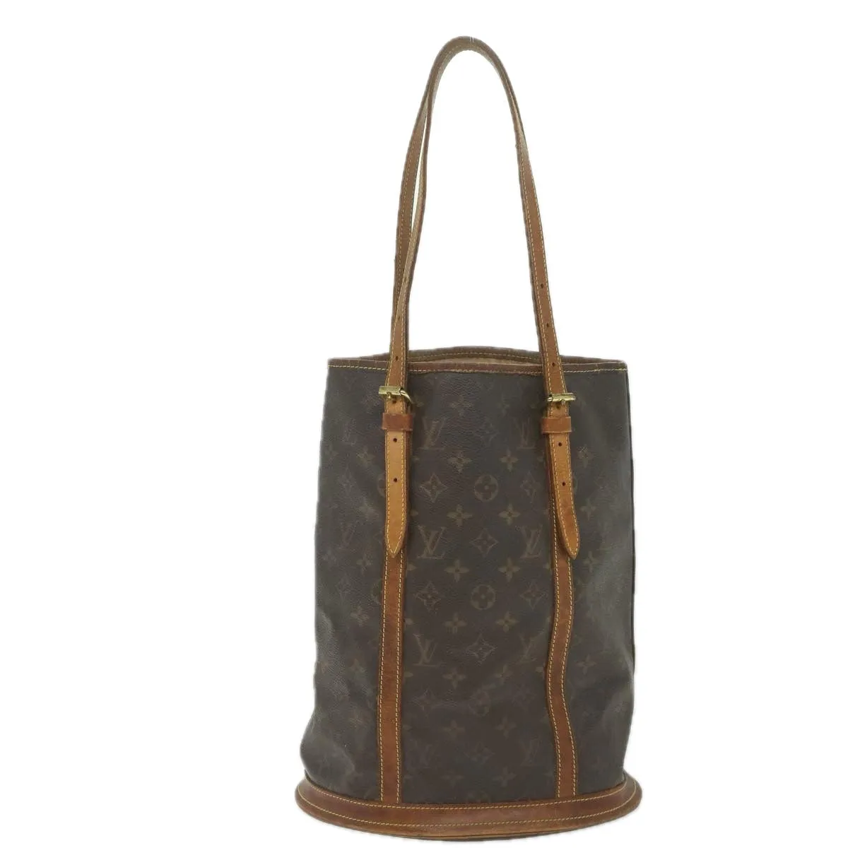 Trendy Inspired Louis Vuitton Monogram Bucket Gm Shoulder Bag M42236 Lv Auth 58302