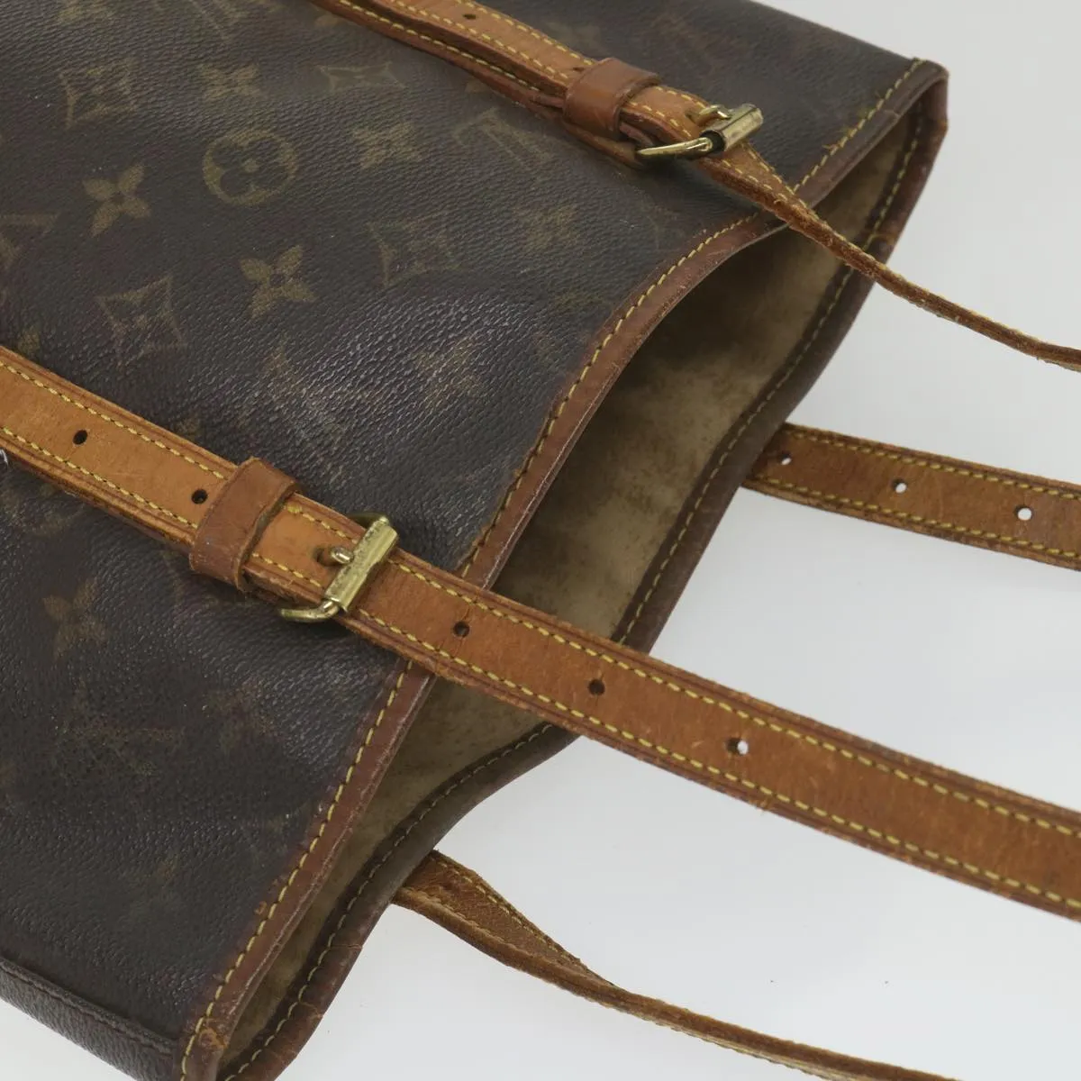 Trendy Inspired Louis Vuitton Monogram Bucket Gm Shoulder Bag M42236 Lv Auth 58302