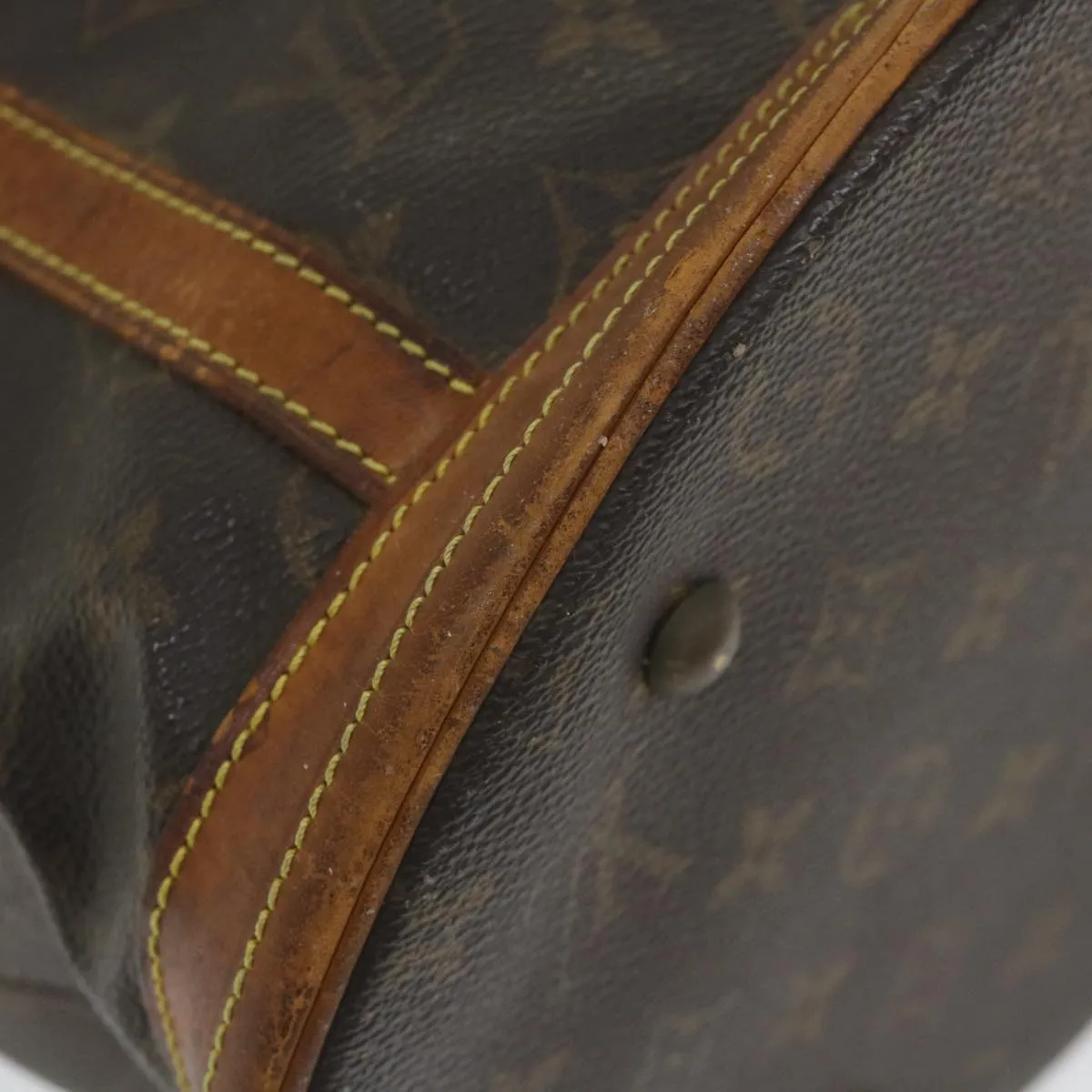 Trendy Inspired Louis Vuitton Monogram Bucket Gm Shoulder Bag M42236 Lv Auth 58302
