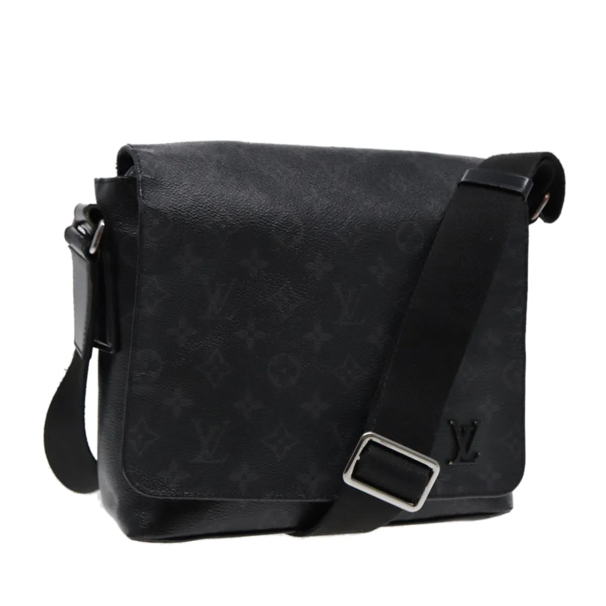 Trendy Inspired Louis Vuitton Monogram Eclipse District Pm Shoulder Bag M45272 Lv Auth Bs17527