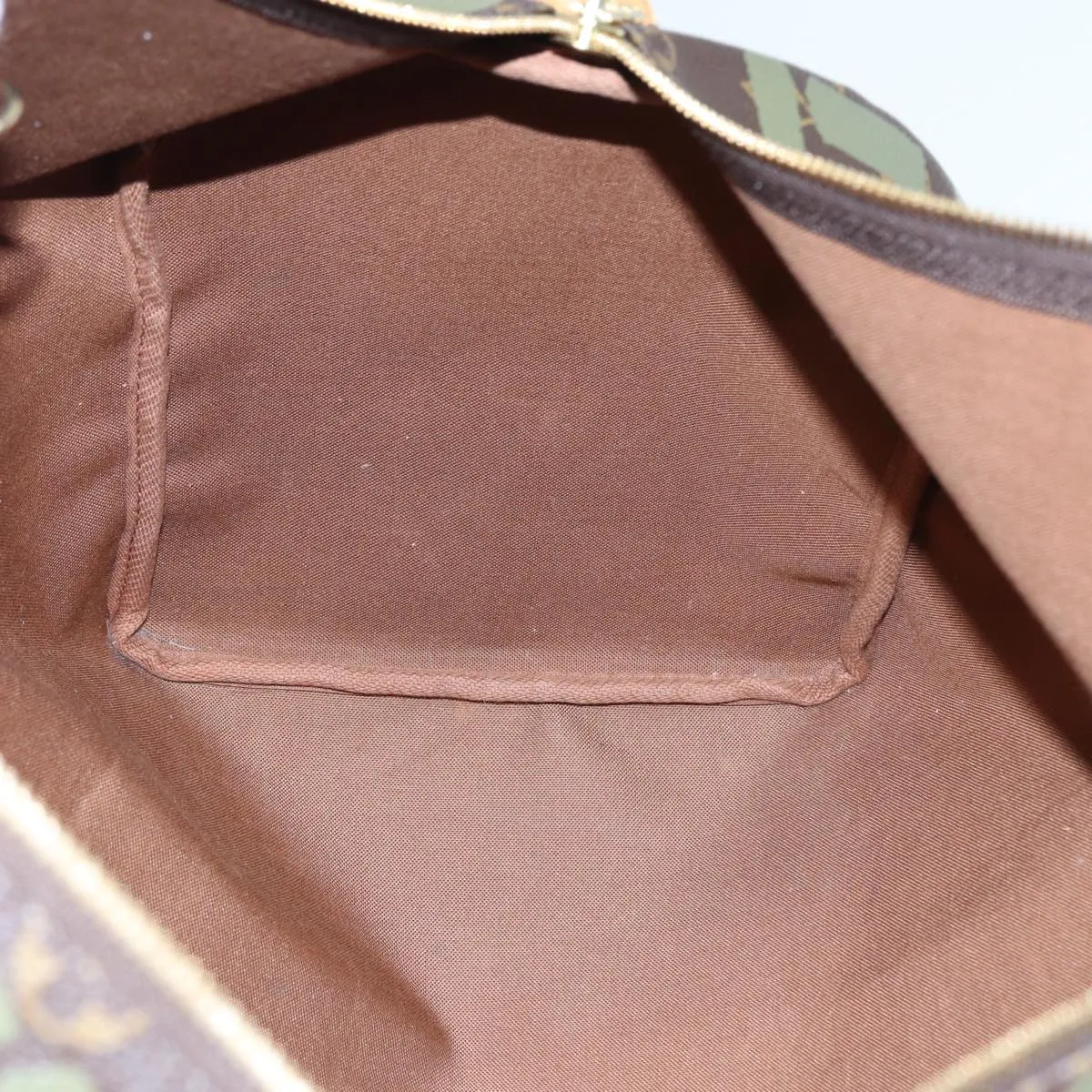 Trendy Inspired Louis Vuitton Monogram Graffiti Keepall 50 Boston Bag Khaki M92196 Auth 85405