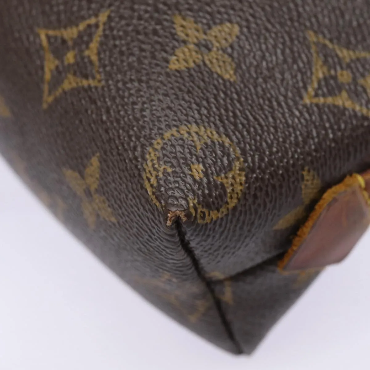 Trendy Inspired Louis Vuitton Monogram Pochette Cosmetic Pm Cosmetic Pouch M47515 Lv Auth 85663