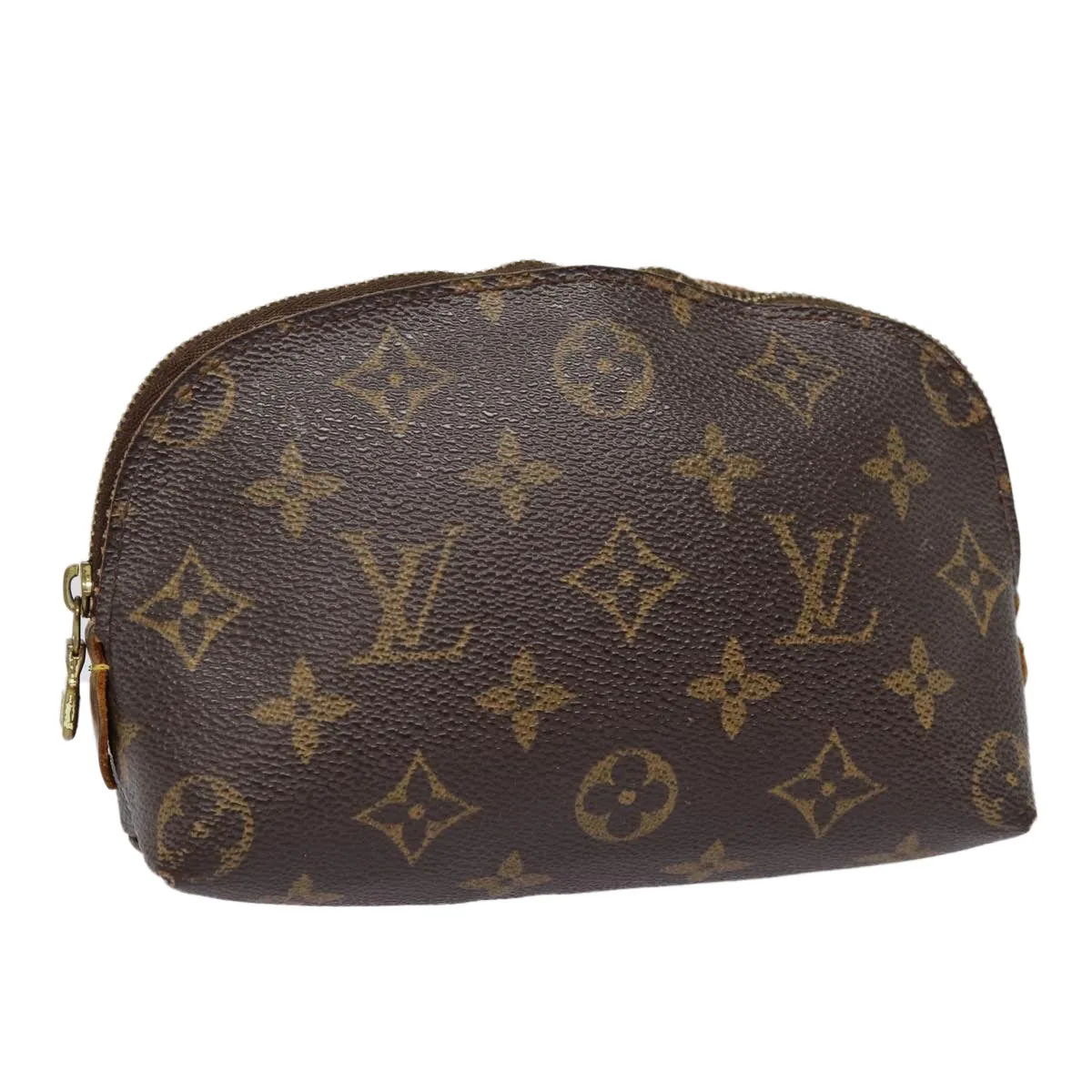 Trendy Inspired Louis Vuitton Monogram Pochette Cosmetic Pm Cosmetic Pouch M47515 Lv Auth 85663