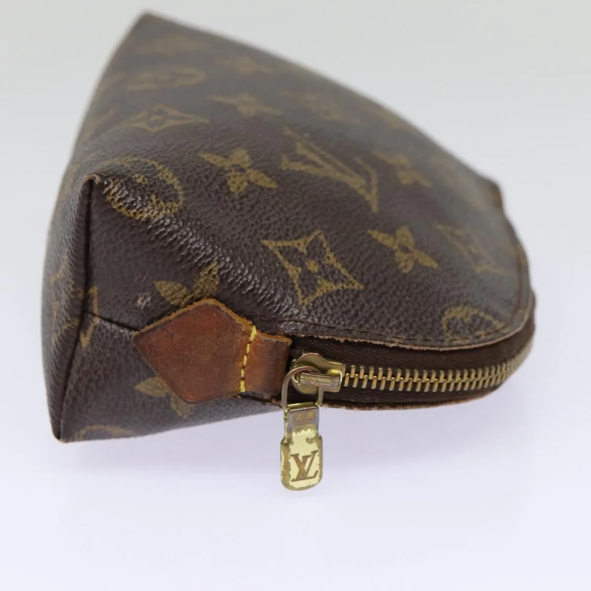 Trendy Inspired Louis Vuitton Monogram Pochette Cosmetic Pm Cosmetic Pouch M47515 Lv Auth 85663