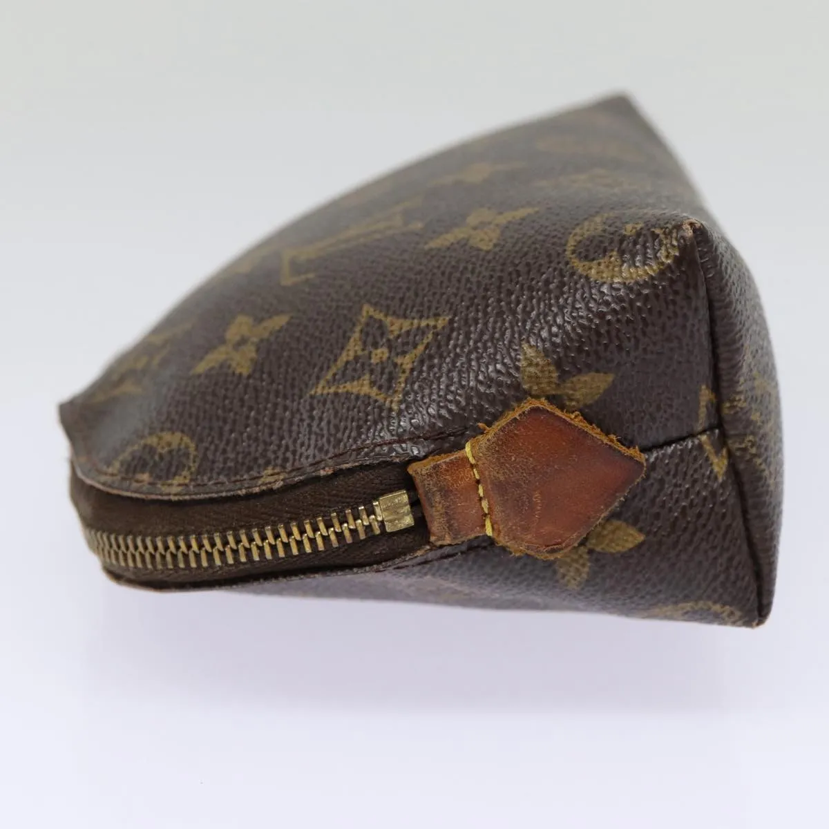 Trendy Inspired Louis Vuitton Monogram Pochette Cosmetic Pm Cosmetic Pouch M47515 Lv Auth 85663