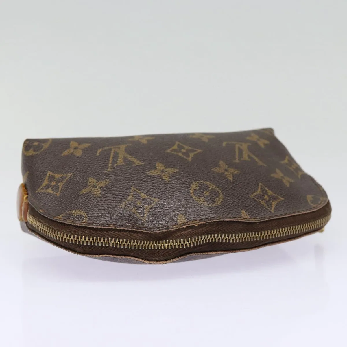 Trendy Inspired Louis Vuitton Monogram Pochette Cosmetic Pm Cosmetic Pouch M47515 Lv Auth 85663