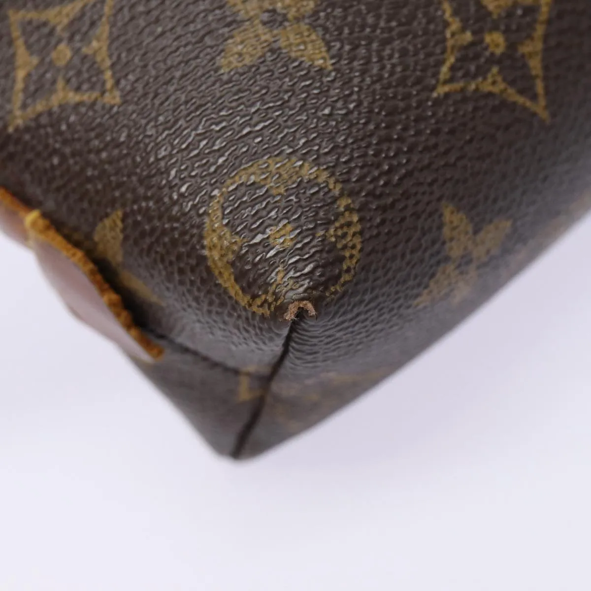 Trendy Inspired Louis Vuitton Monogram Pochette Cosmetic Pm Cosmetic Pouch M47515 Lv Auth 85663