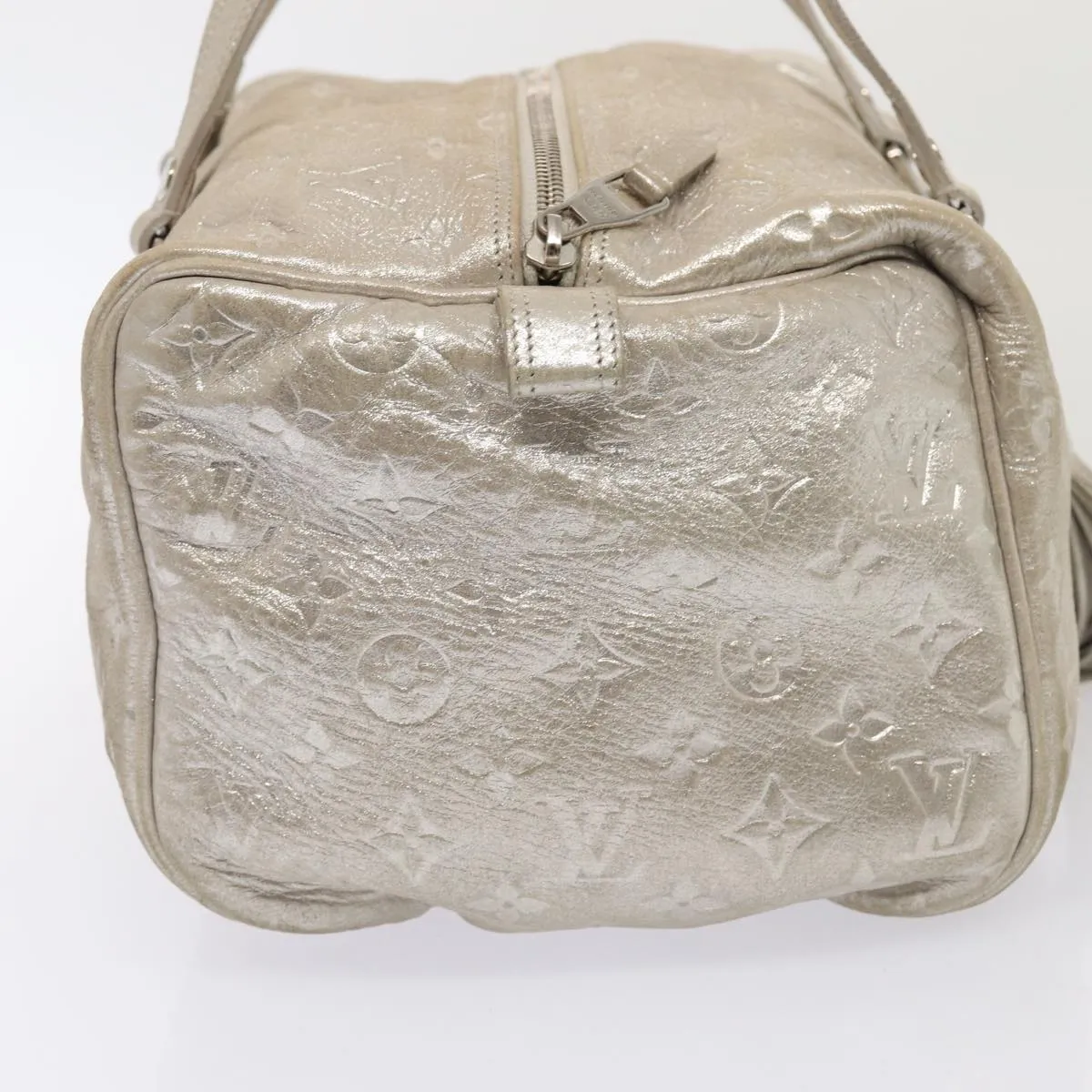 Trendy Inspired Louis Vuitton Monogram Shimmer Comet Shoulder Bag Silver M95818 Lv Auth 87612