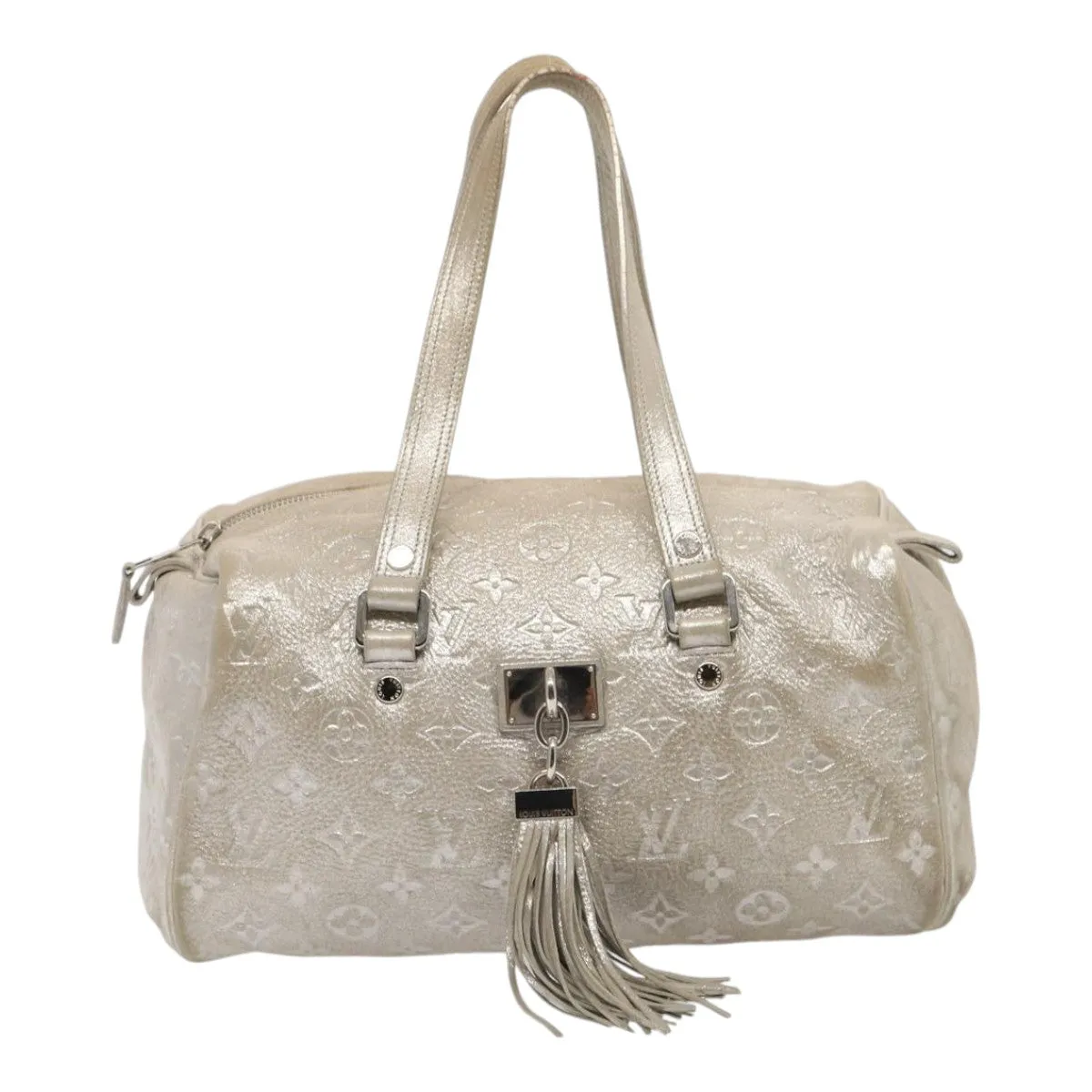 Trendy Inspired Louis Vuitton Monogram Shimmer Comet Shoulder Bag Silver M95818 Lv Auth 87612