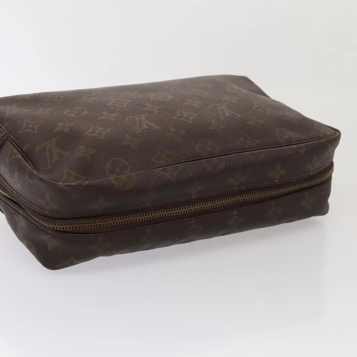 Trendy Inspired Louis Vuitton Monogram Trousse Toilette 28 Clutch Bag M47522 Lv Auth Ki4842