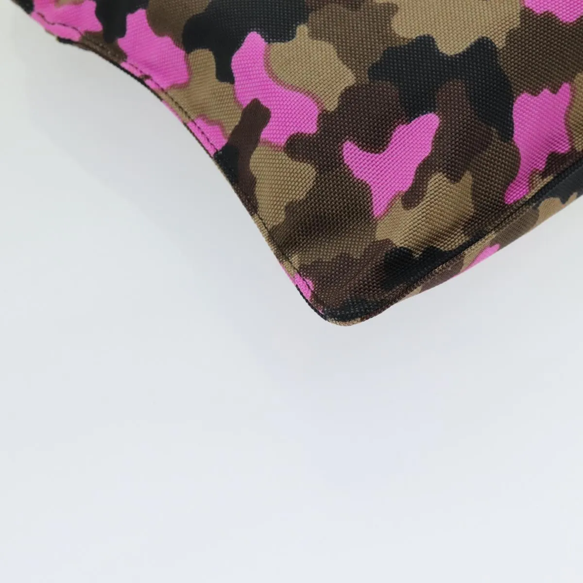 Trendy Inspired Prada Camouflage Shoulder Bag Nylon Pink Va0886 Auth Yk11624