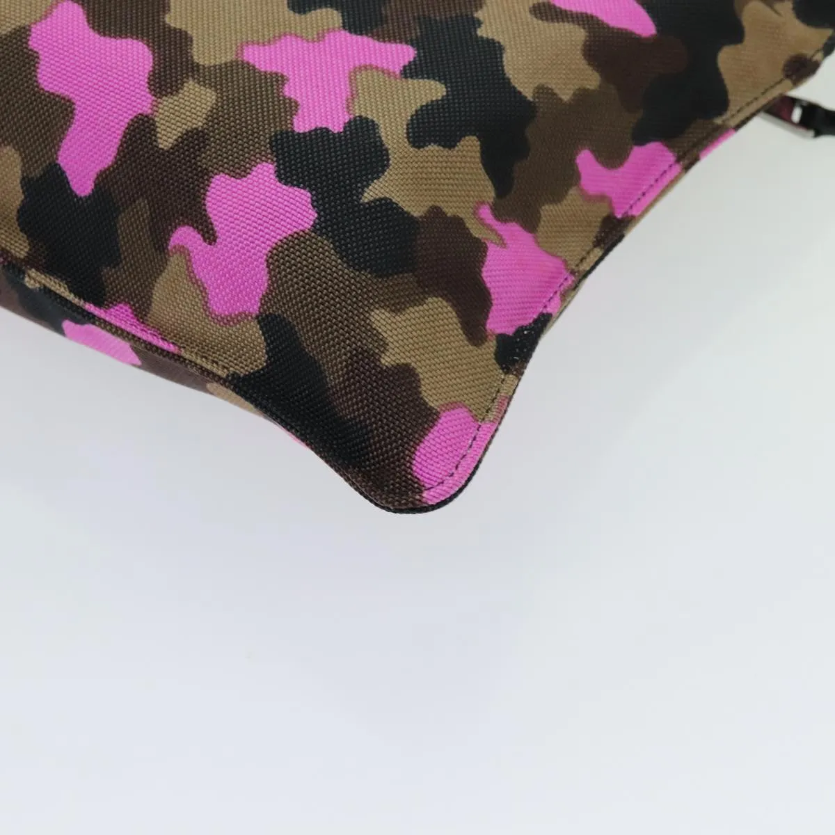 Trendy Inspired Prada Camouflage Shoulder Bag Nylon Pink Va0886 Auth Yk11624