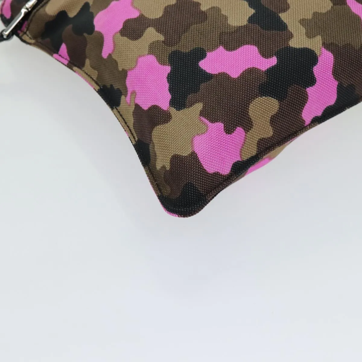Trendy Inspired Prada Camouflage Shoulder Bag Nylon Pink Va0886 Auth Yk11624