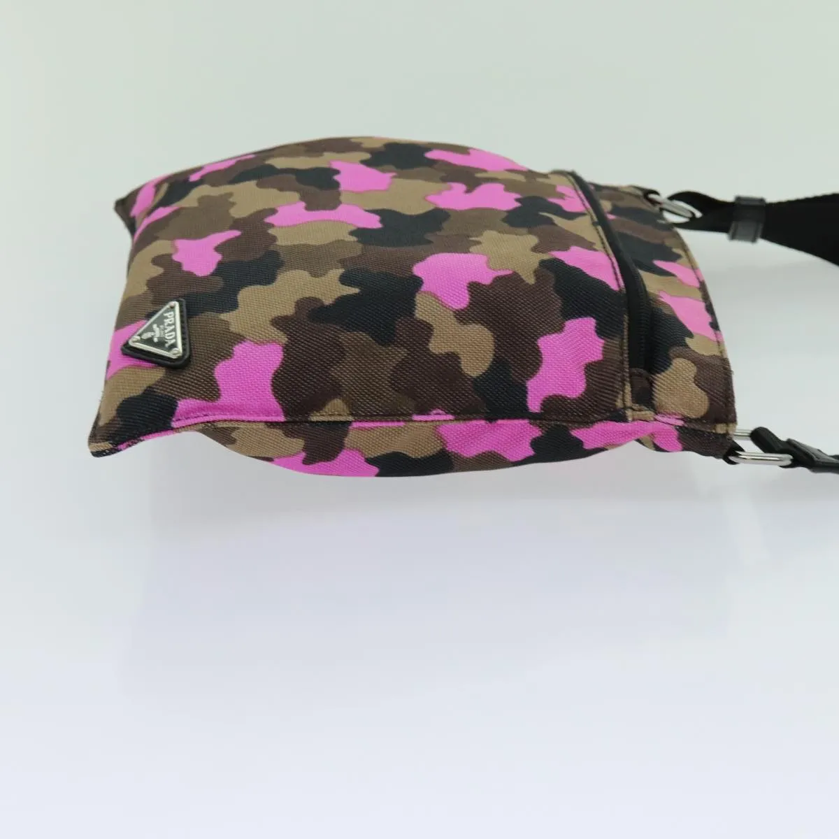 Trendy Inspired Prada Camouflage Shoulder Bag Nylon Pink Va0886 Auth Yk11624