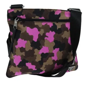 Trendy Inspired Prada Camouflage Shoulder Bag Nylon Pink Va0886 Auth Yk11624