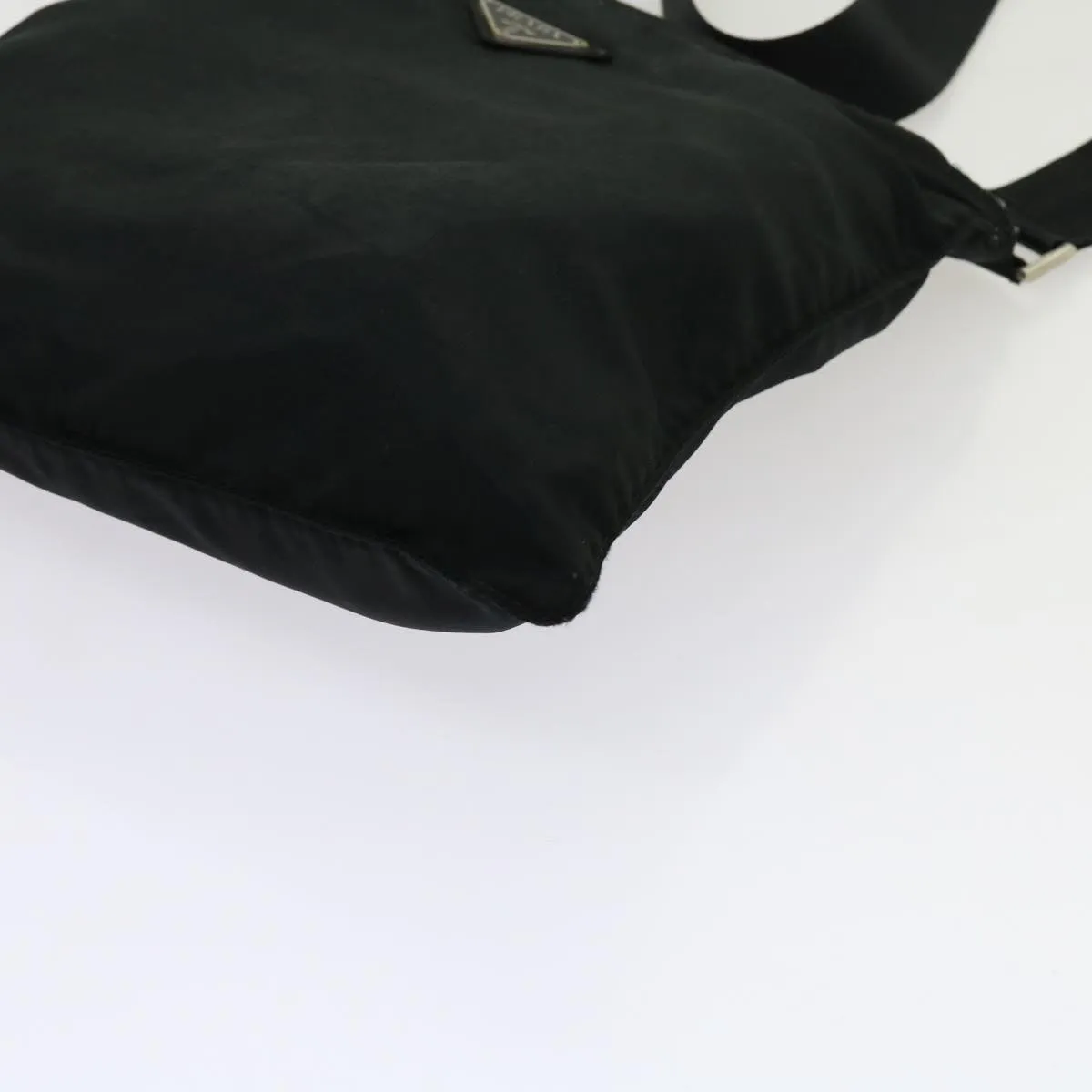 Trendy Inspired Prada Shoulder Bag Nylon Black Auth 69689