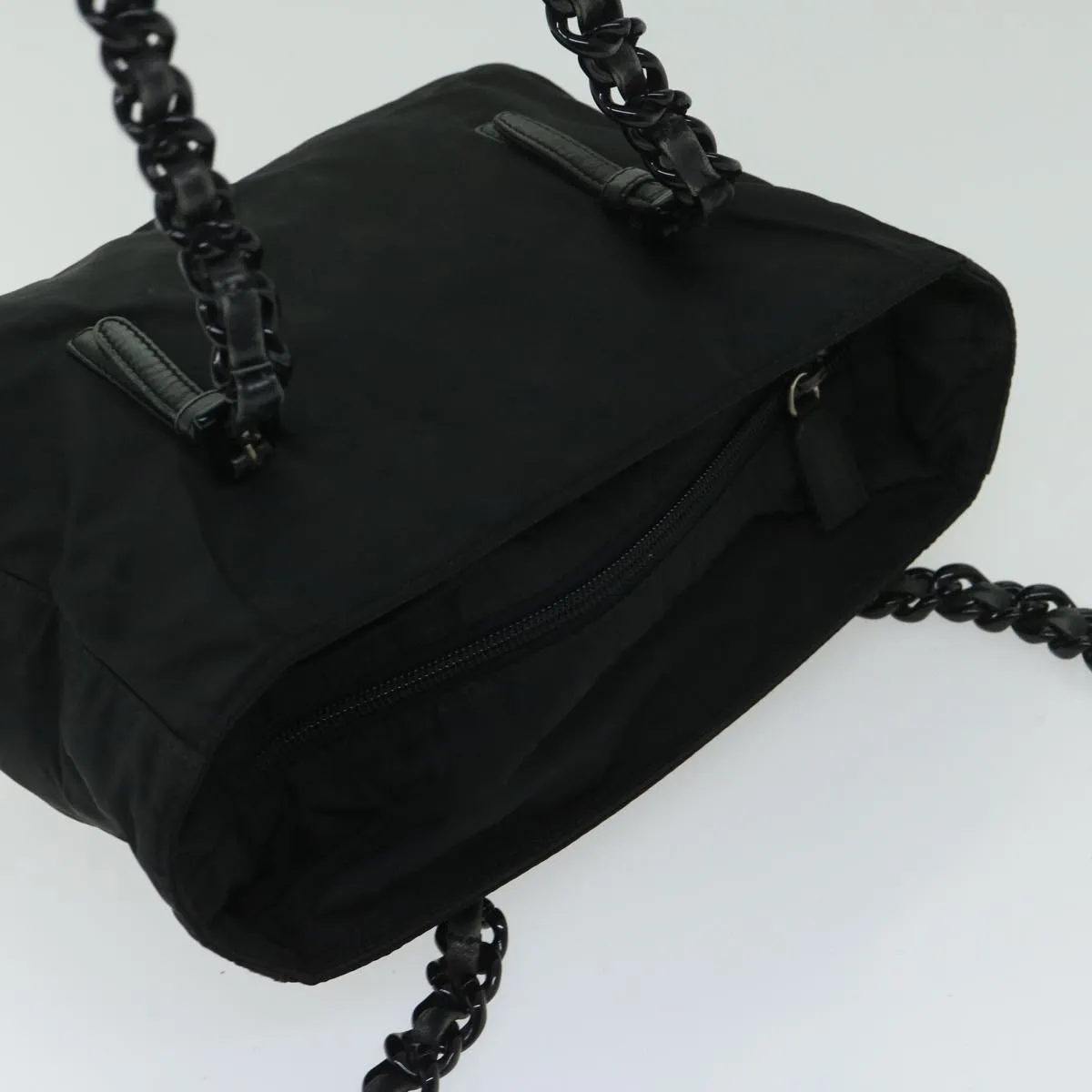 Trendy Inspired Prada Shoulder Bag Nylon Black Auth Bs11267
