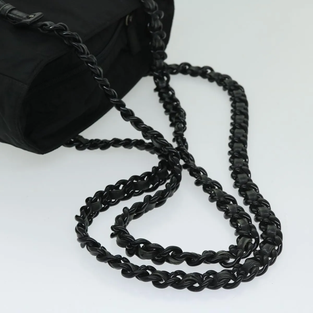 Trendy Inspired Prada Shoulder Bag Nylon Black Auth Bs11267