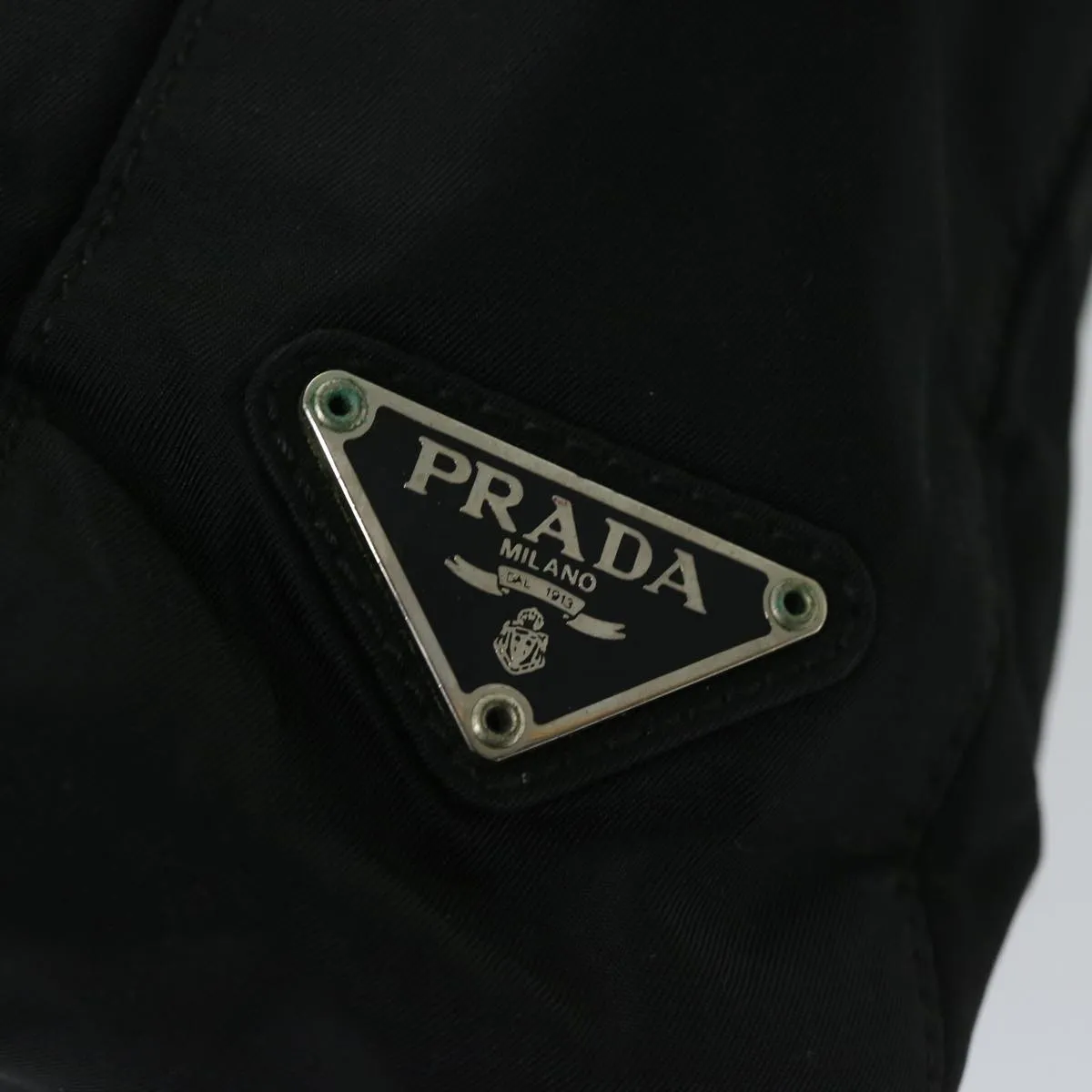 Trendy Inspired Prada Shoulder Bag Nylon Black Auth Bs11267