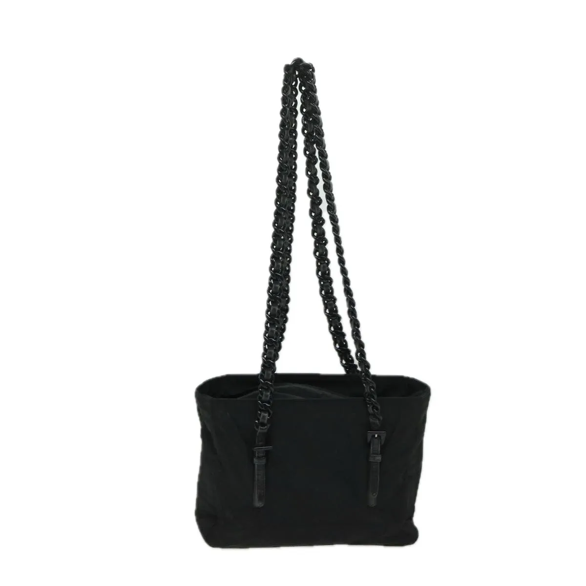 Trendy Inspired Prada Shoulder Bag Nylon Black Auth Bs11267
