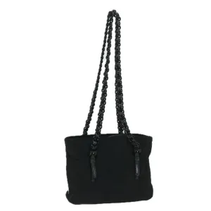 Trendy Inspired Prada Shoulder Bag Nylon Black Auth Bs11267