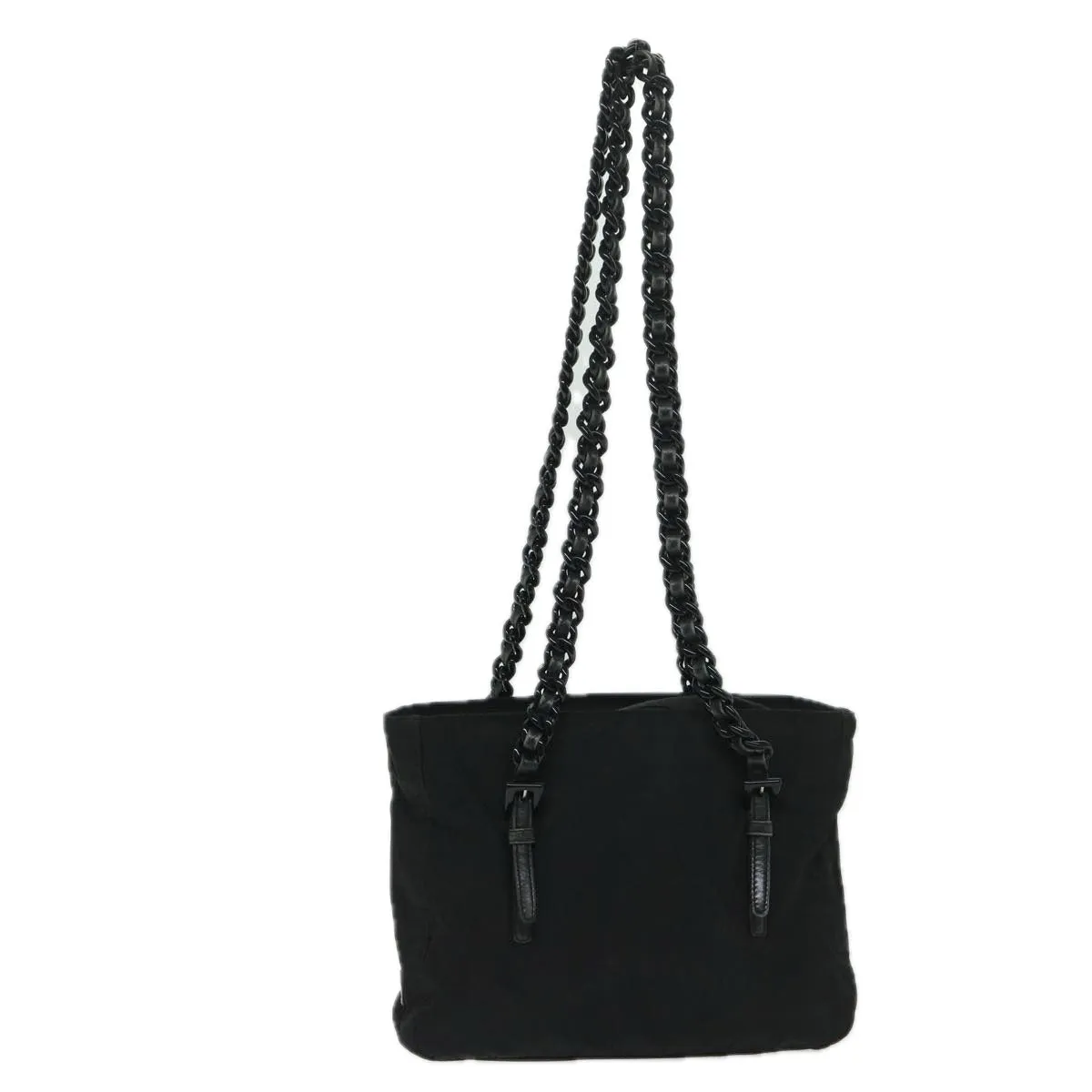 Trendy Inspired Prada Shoulder Bag Nylon Black Auth Bs11267