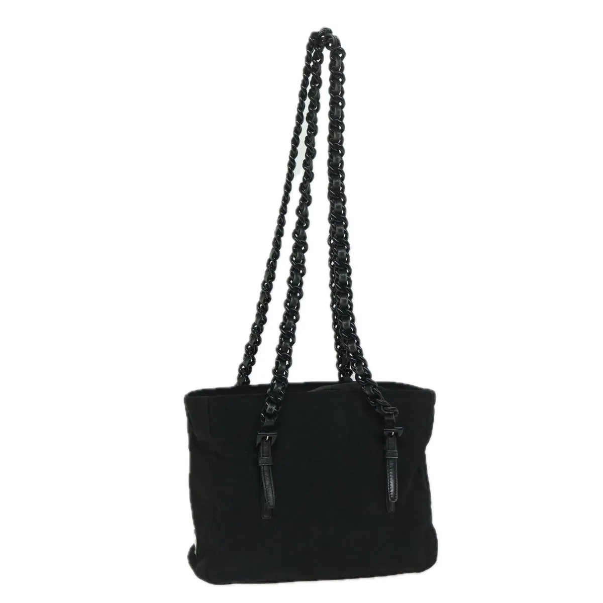 Trendy Inspired Prada Shoulder Bag Nylon Black Auth Bs11267