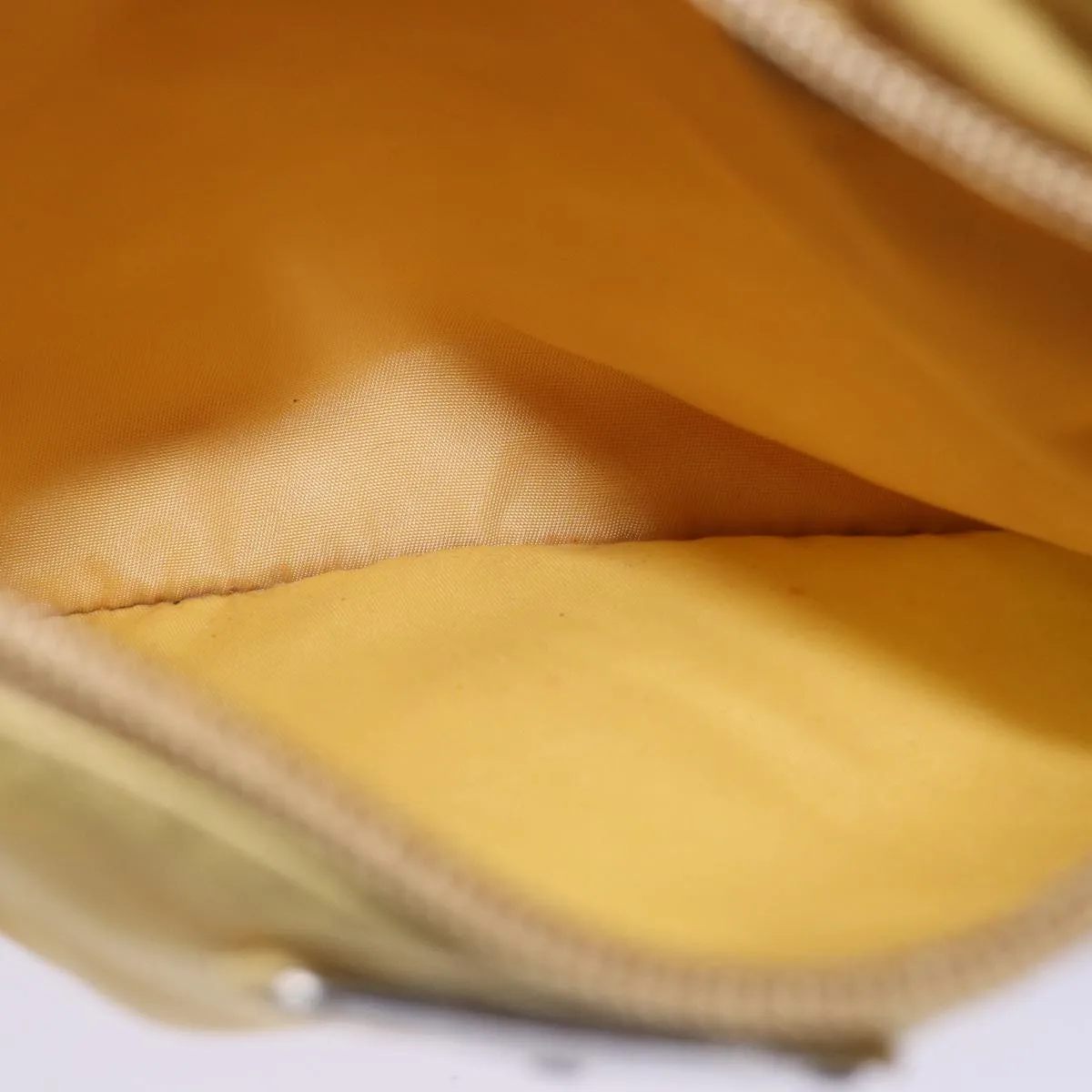 Trendy Inspired Prada Shoulder Bag Nylon Yellow Auth Ep4392