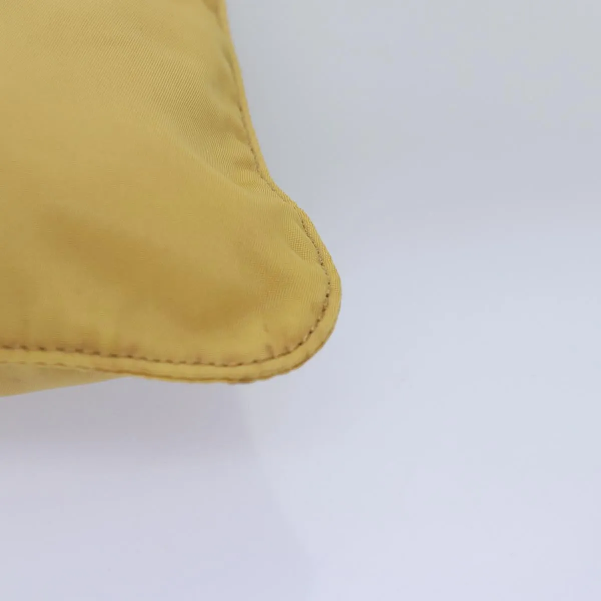 Trendy Inspired Prada Shoulder Bag Nylon Yellow Auth Ep4392