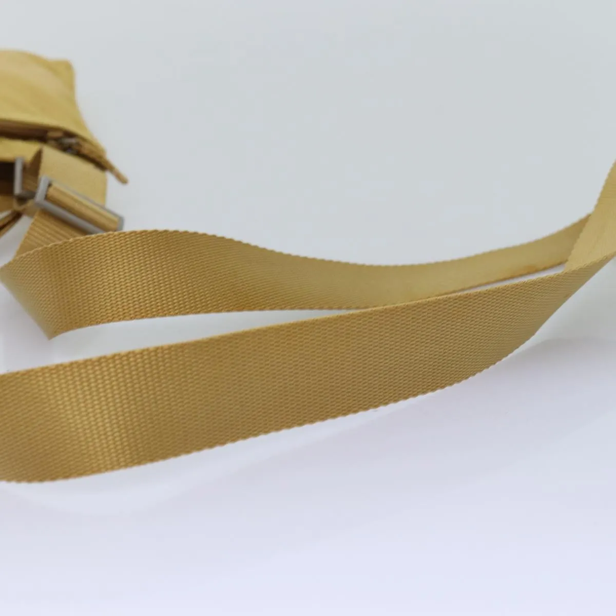 Trendy Inspired Prada Shoulder Bag Nylon Yellow Auth Ep4392
