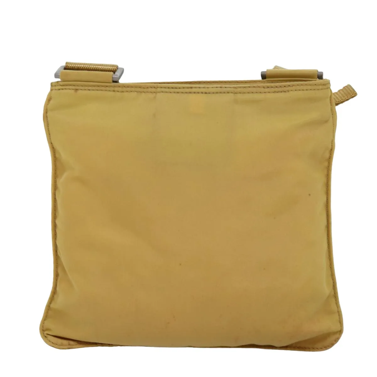 Trendy Inspired Prada Shoulder Bag Nylon Yellow Auth Ep4392