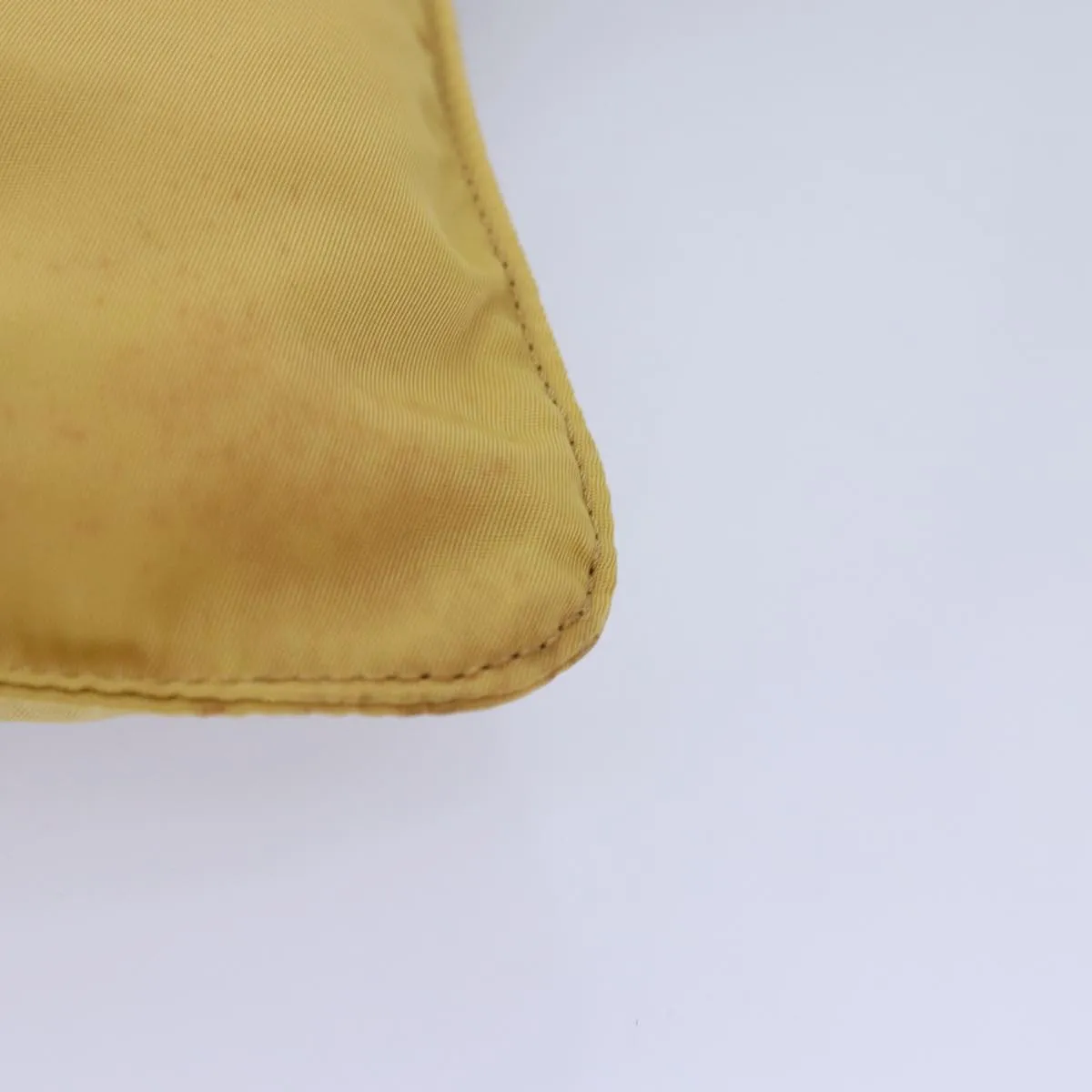 Trendy Inspired Prada Shoulder Bag Nylon Yellow Auth Ep4392