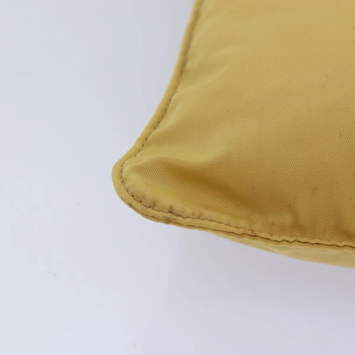 Trendy Inspired Prada Shoulder Bag Nylon Yellow Auth Ep4392
