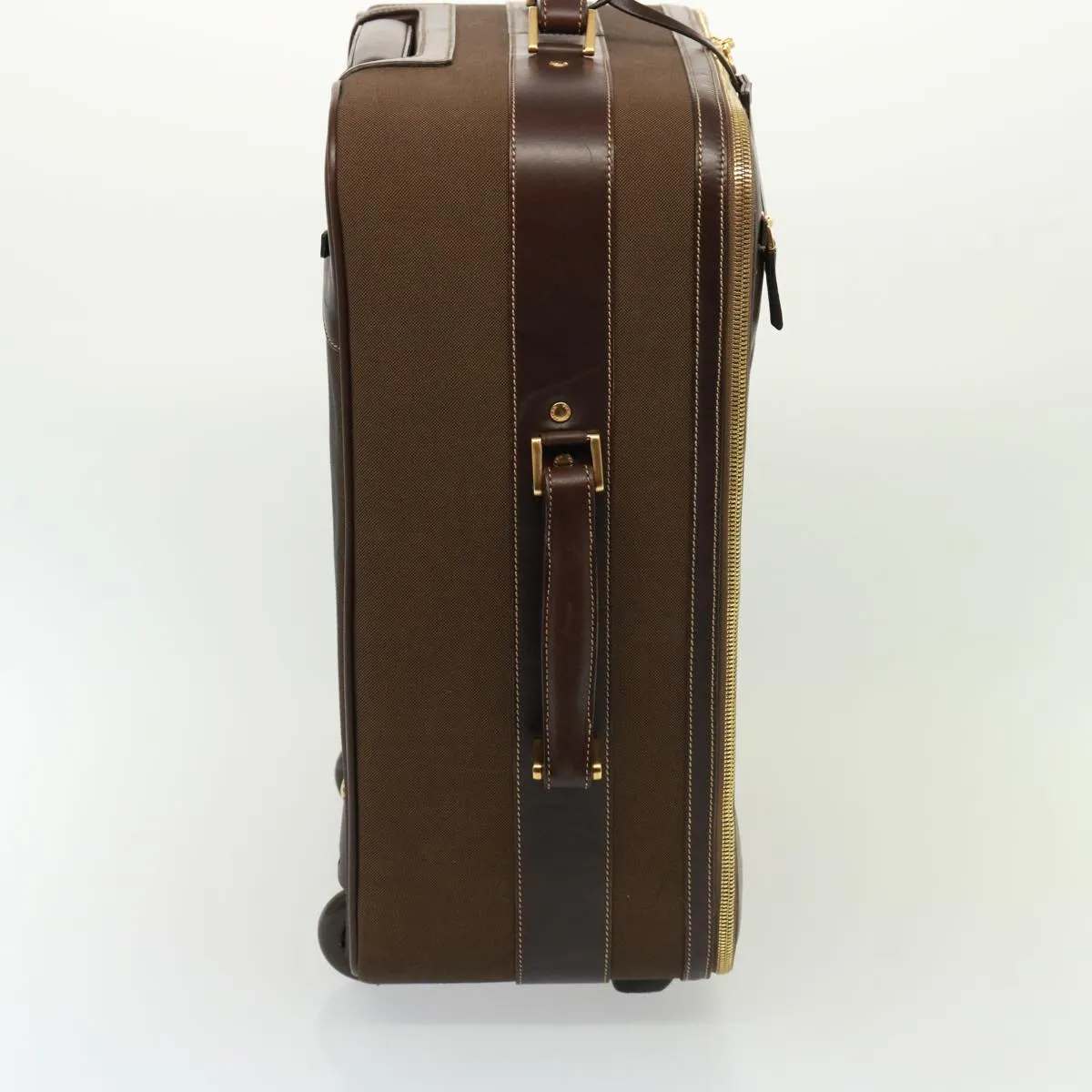 Trendy Inspired Prada Suitcase Canvas Brown Auth Mr228