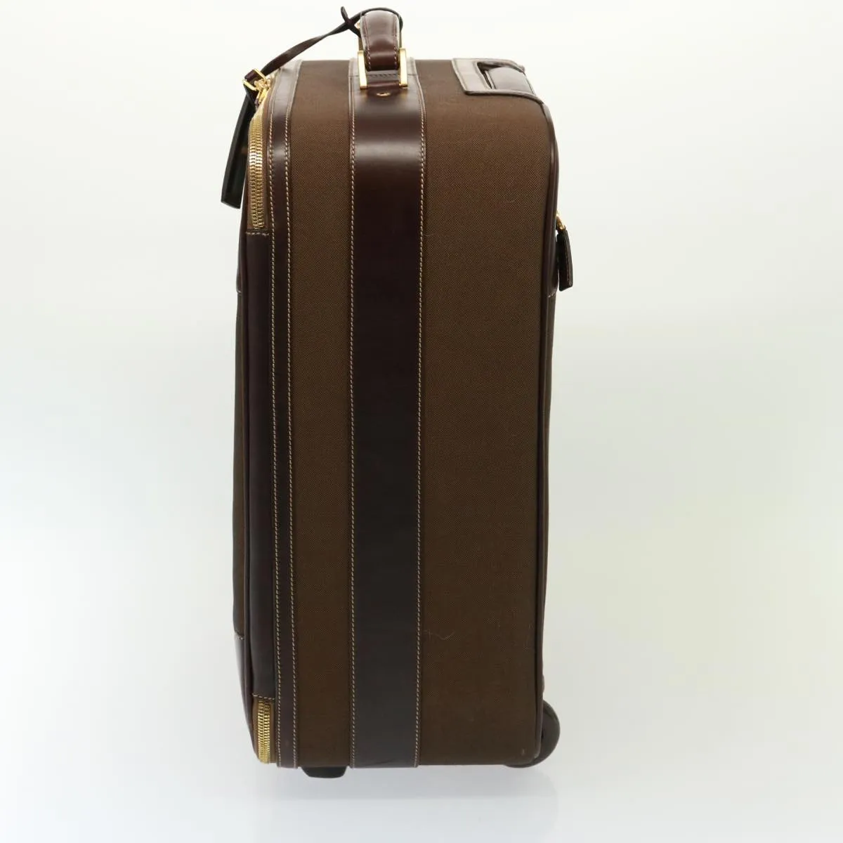 Trendy Inspired Prada Suitcase Canvas Brown Auth Mr228