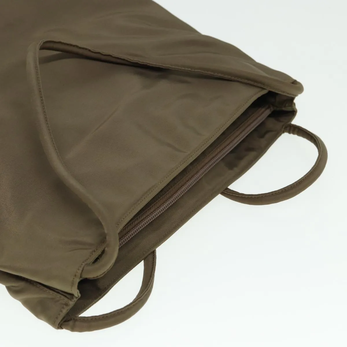 Trendy Inspired Prada Tote Bag Nylon Brown Auth 78260