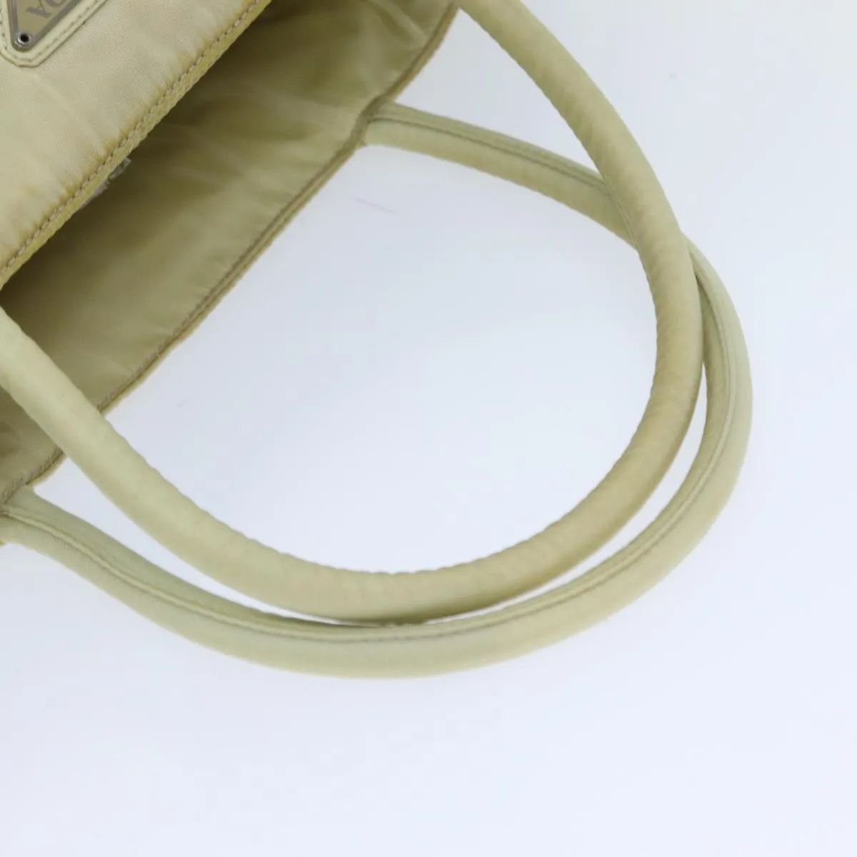 Trendy Inspired Prada Tote Bag Nylon Cream Auth 76177