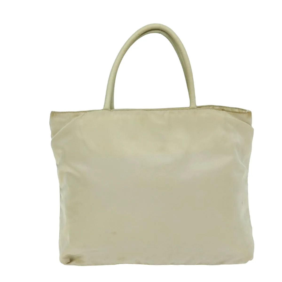 Trendy Inspired Prada Tote Bag Nylon Cream Auth 76177