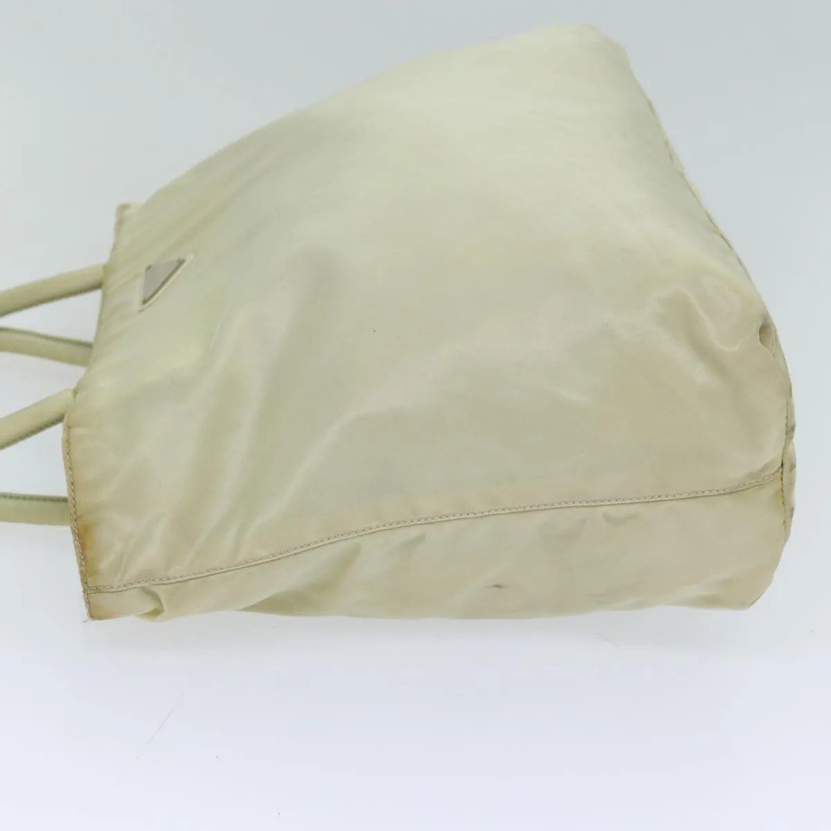Trendy Inspired Prada Tote Bag Nylon Cream Auth 76177