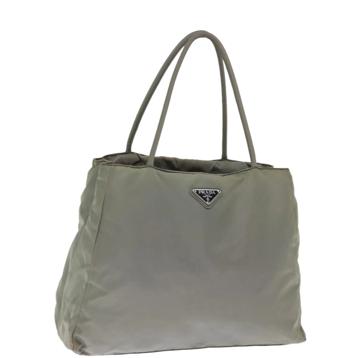 Trendy Inspired Prada Tote Bag Nylon Green Auth 76001