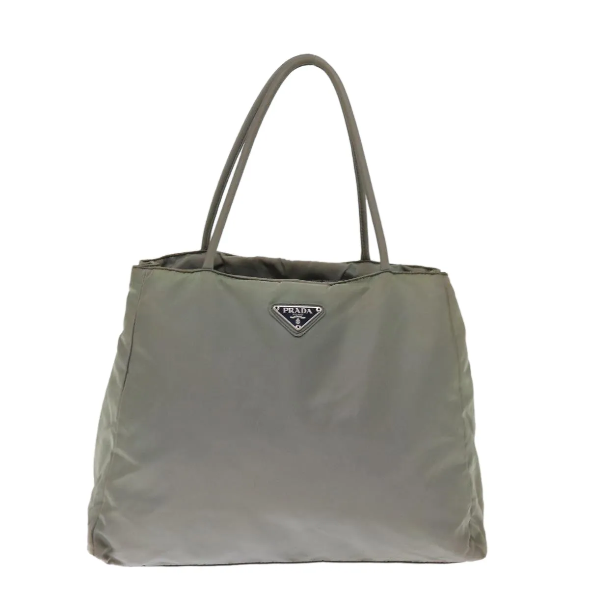 Trendy Inspired Prada Tote Bag Nylon Green Auth 76001
