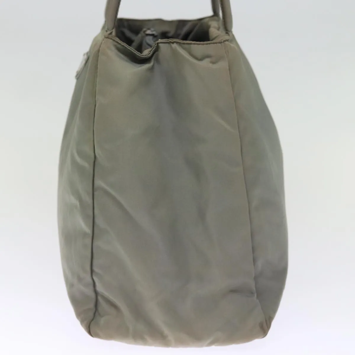 Trendy Inspired Prada Tote Bag Nylon Green Auth 76001