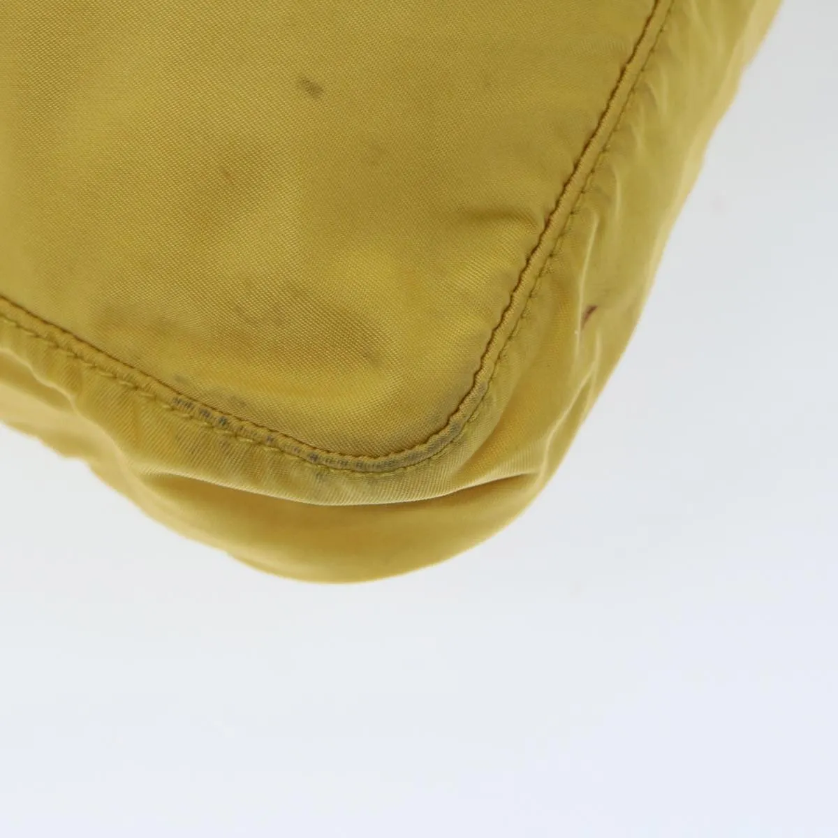 Trendy Inspired Prada Tote Bag Nylon Yellow Auth 67978