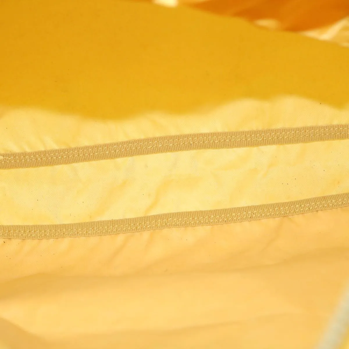Trendy Inspired Prada Tote Bag Nylon Yellow Auth 67978