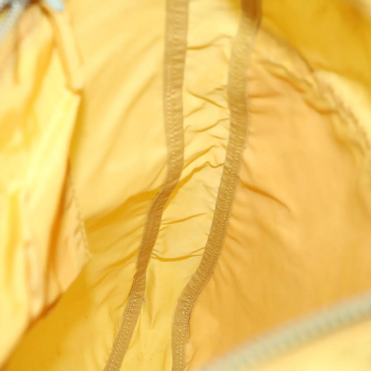 Trendy Inspired Prada Tote Bag Nylon Yellow Auth 67978