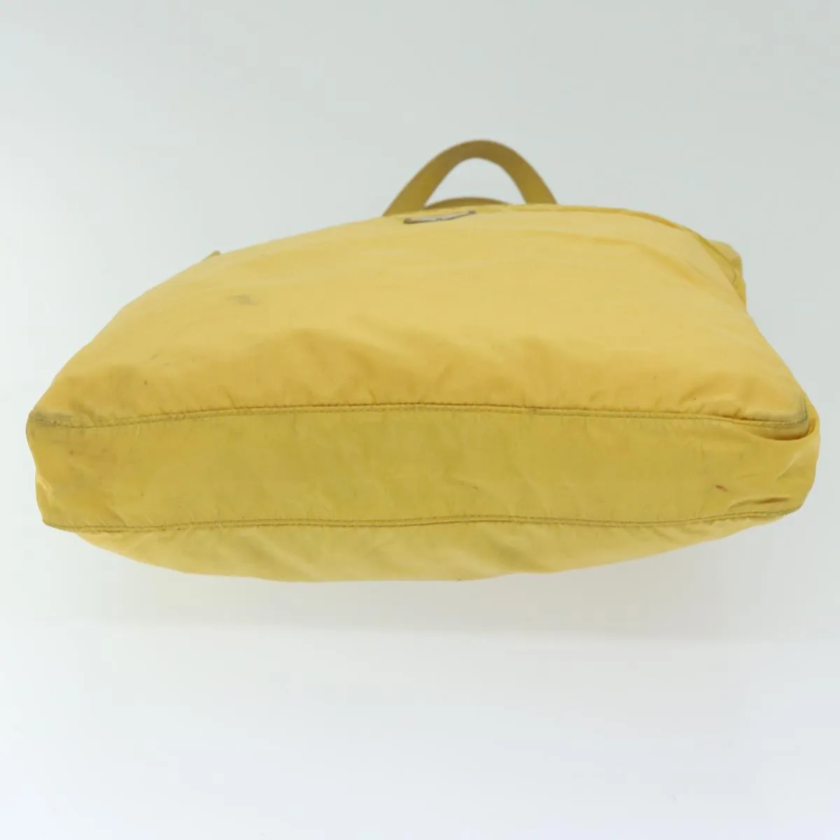 Trendy Inspired Prada Tote Bag Nylon Yellow Auth 67978